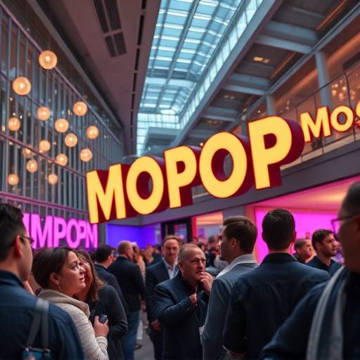 A lively shot of a corporate event at the Museum of Pop Culture (MoPOP) in Seattle.