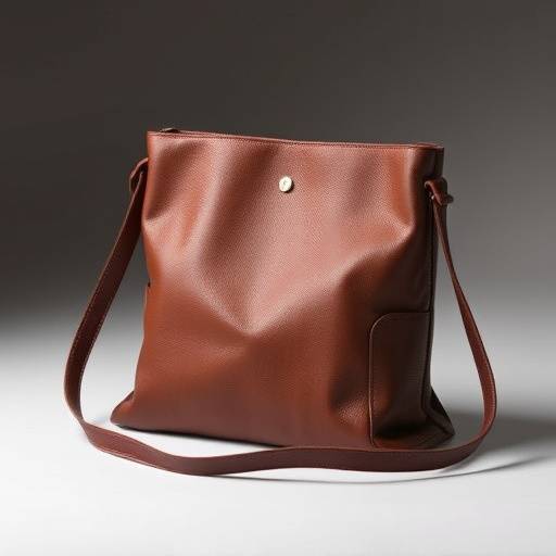 A visually appealing product shot of a handcrafted leather bag, showcasing its quality and craftsmanship.