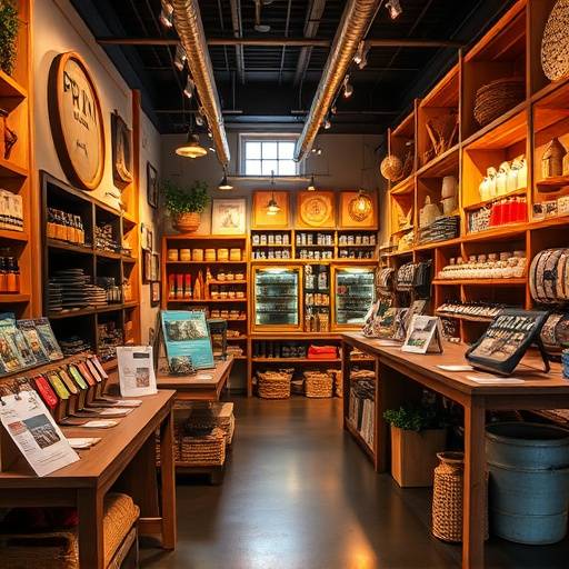 An engaging photograph of a retail store in Seattle, showcasing its unique atmosphere and products.