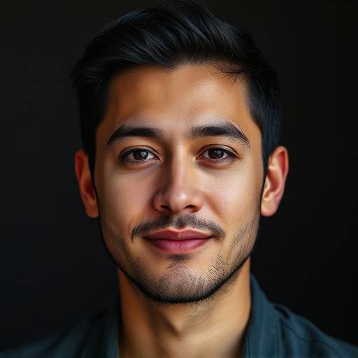 Portrait of Ethan Blackwood, a portrait photographer at Luminous Lens Studio.