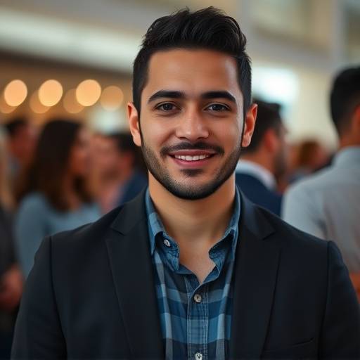 Portrait of Mateo Rodriguez, an event photographer at Luminous Lens Studio.